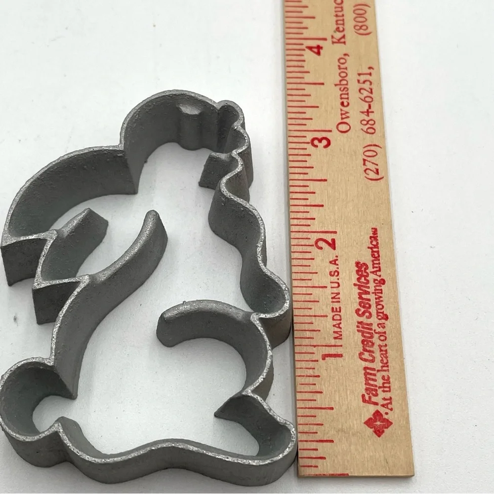 Vintage Rossettes Cookie Irons Christmas Tree Bunny Flowers No Handle 6pcs